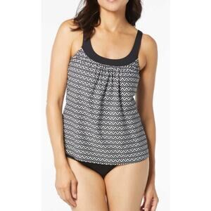 Coco Reef Tiki Diamond Ultra Fit UW Tankini Top 34C NWT